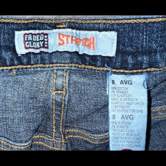👖Faded Glory stretch blue jeans👖 - Picture 10 of 11